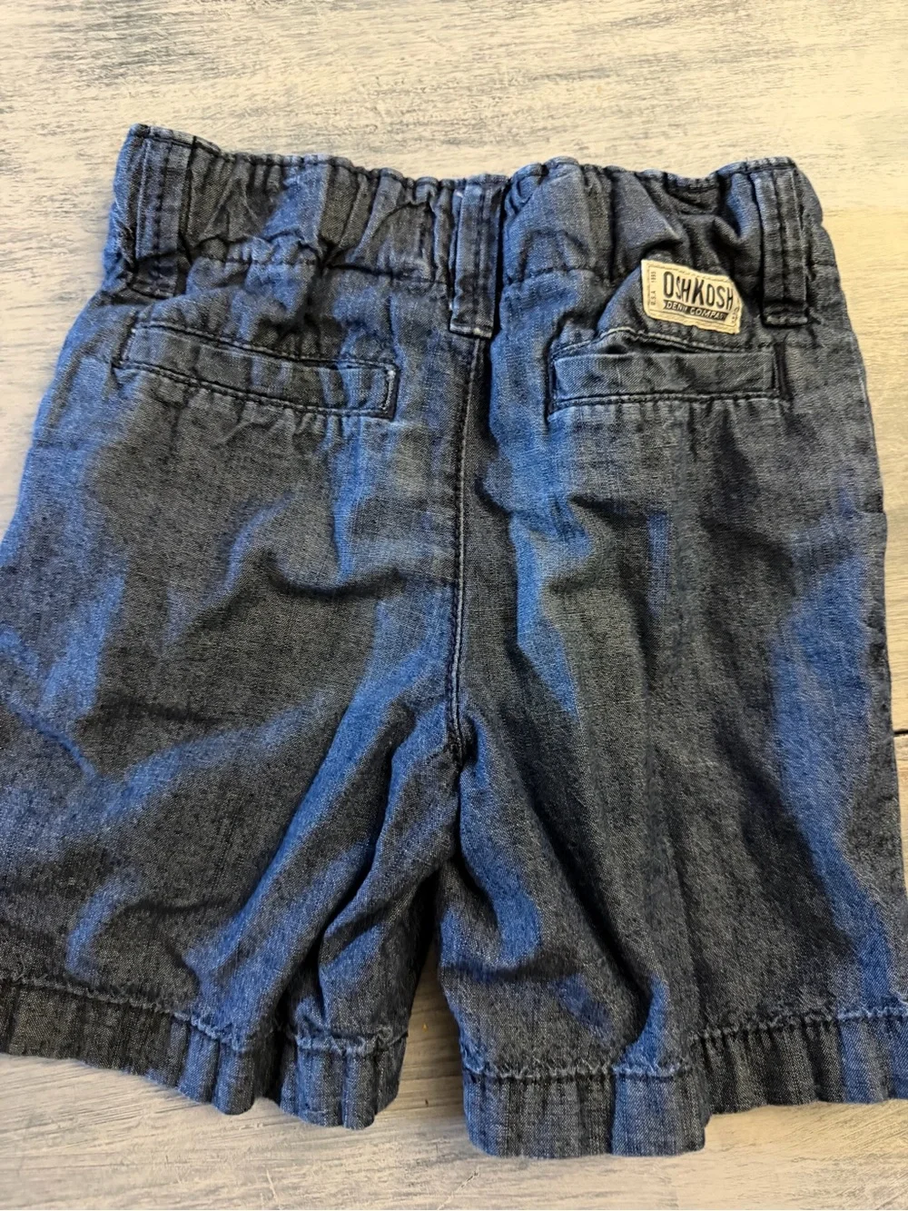 OshKosh Mr. Fix It Tool Tee & Denim Shorts - Green & Blue